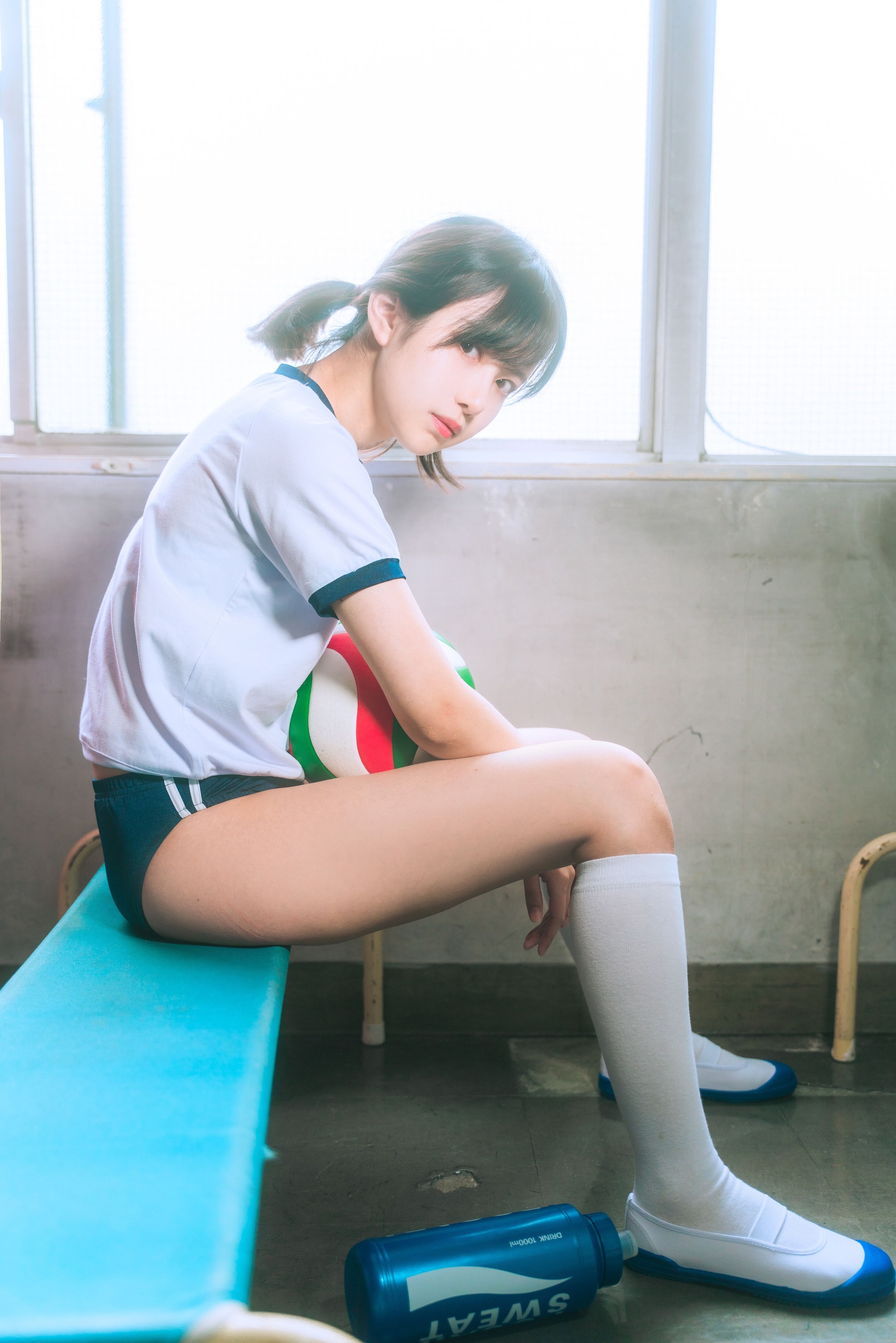 图片[1]-Shika小鹿鹿 – NO.100 体操服妹妹[21P]-XikXak